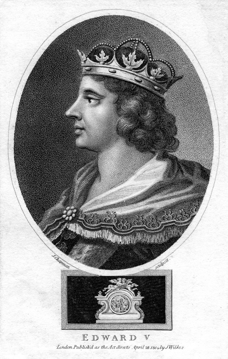 Kong Edward V af England, 1804. af J. Chapman