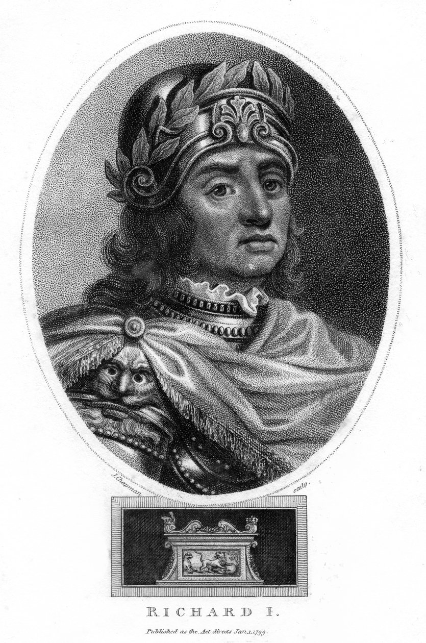 Richard I, konge af England, 1799. af J. Chapman