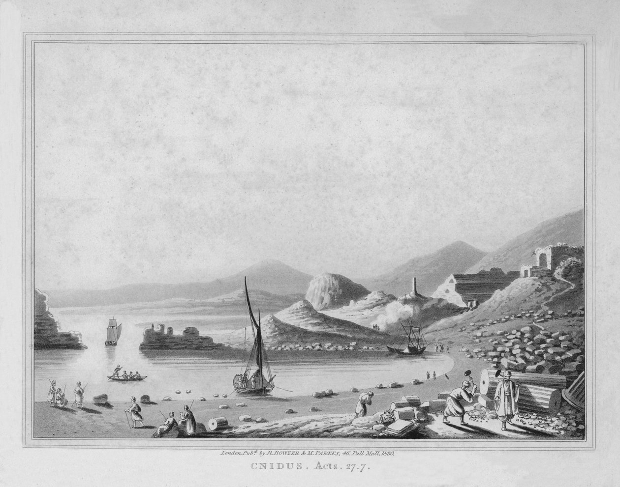 Cnidus. Handlinger. 27.7, 1830 af J. Clarke