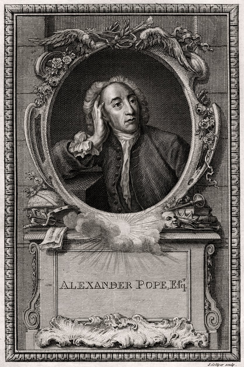 Alexander Pope, 1774 af J. Collyer