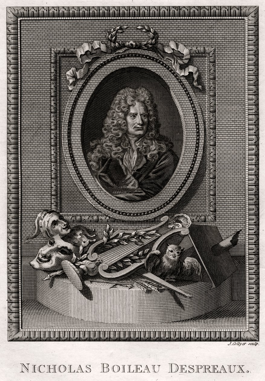 Nicholas Boileau-Despreaux, 1775 af J. Collyer