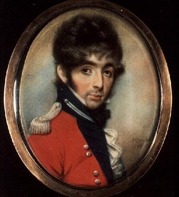 Miniature af en ukendt officer af J. Cooke