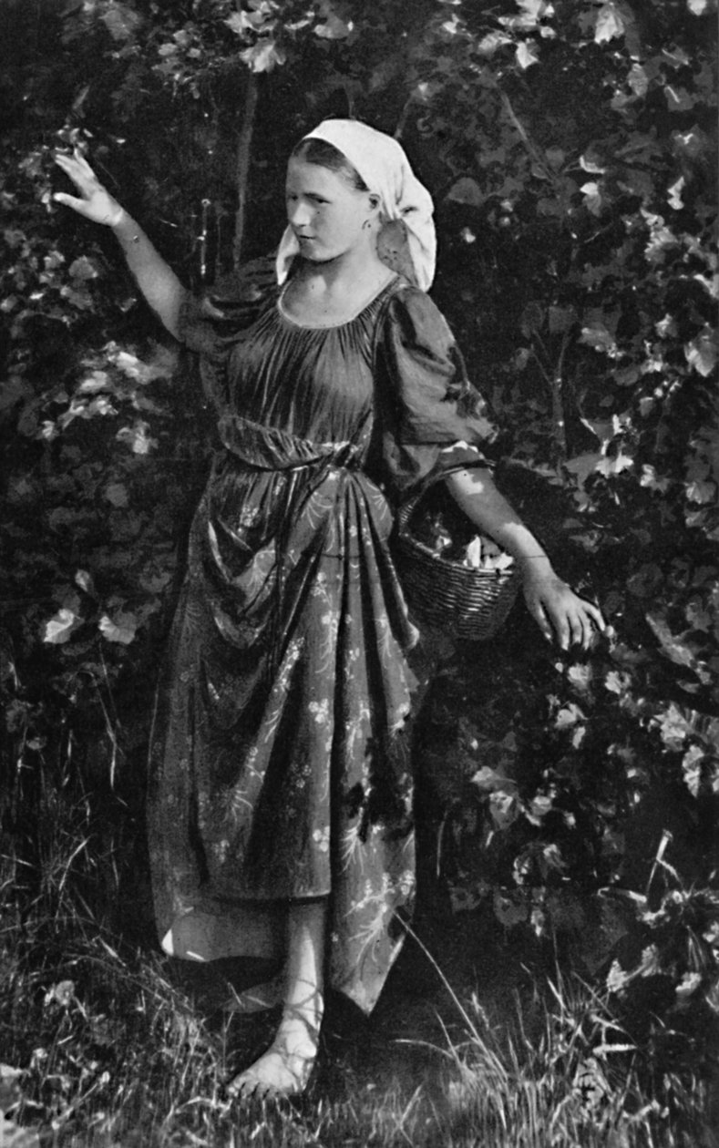 En russisk bondepige, 1912 af J. Daziaro