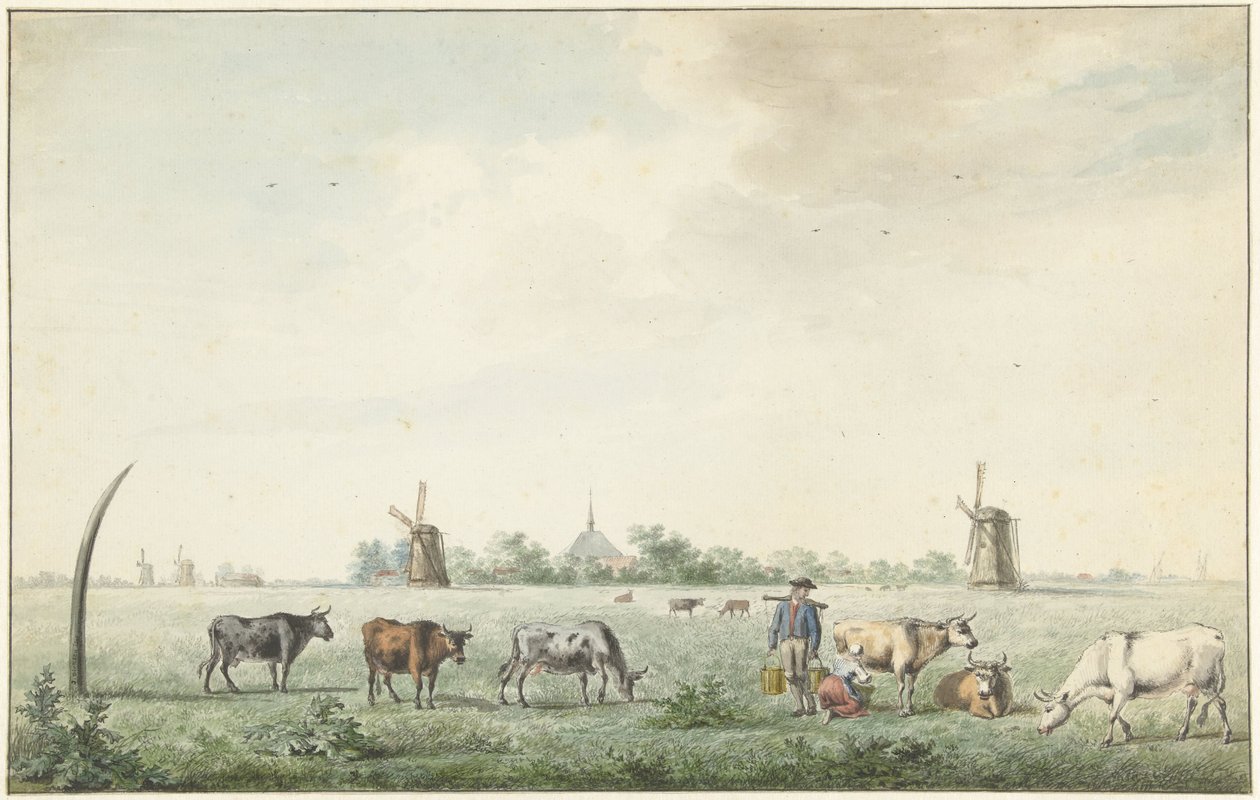 Landsbyen Amstelveen af J. Dirksen