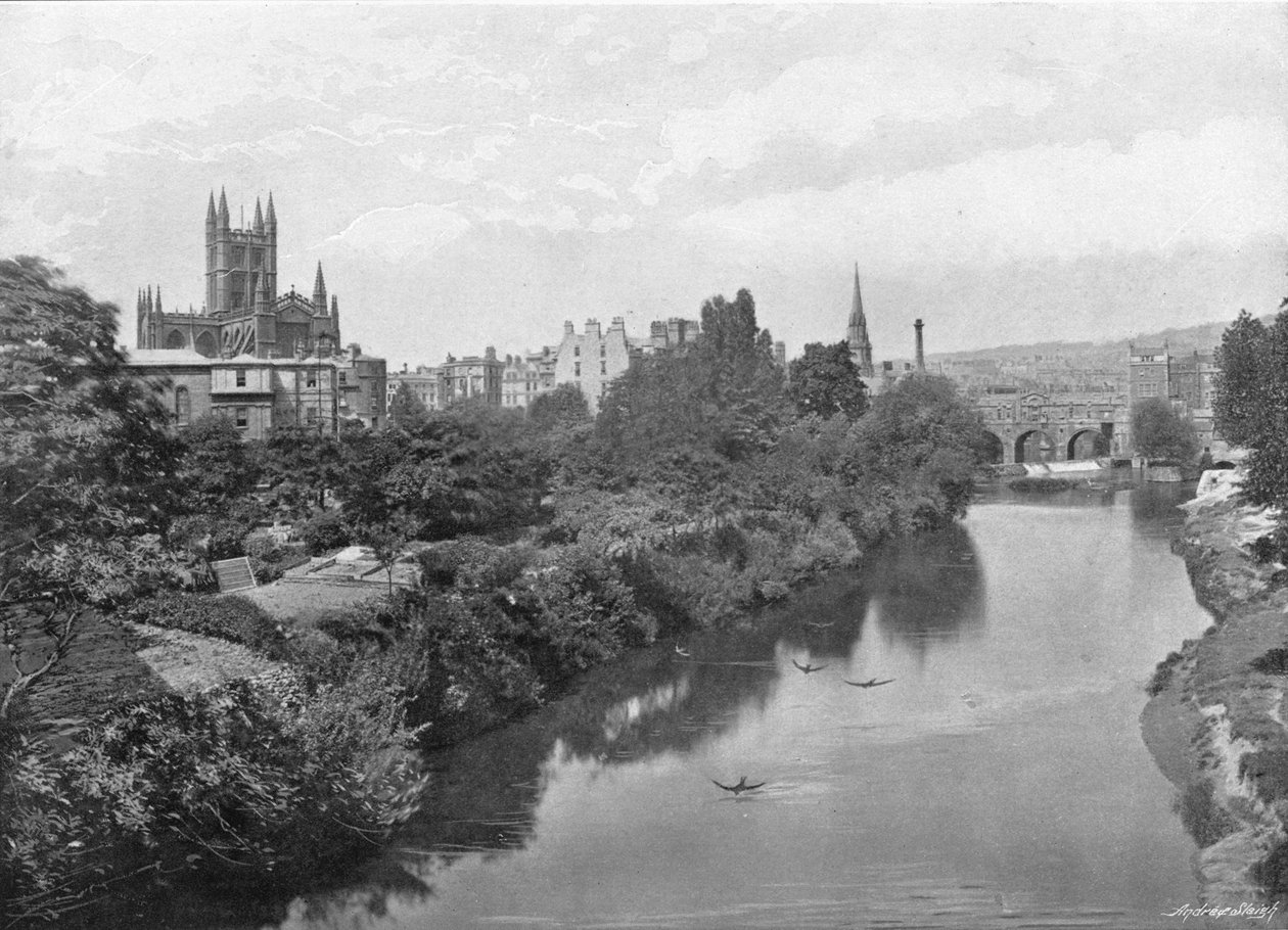Bath, c1896 af J. Dugdale and Co