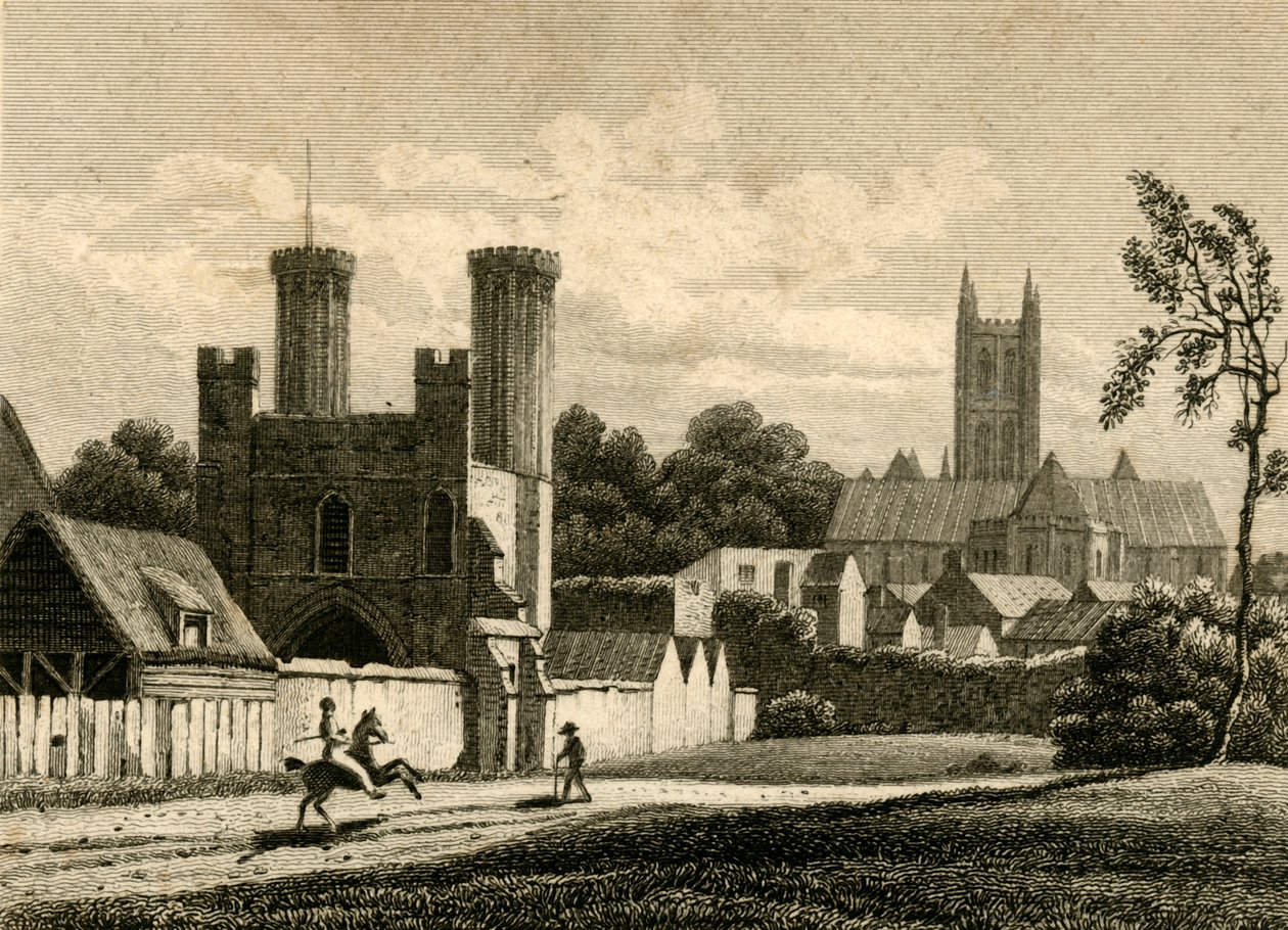 Canterbury, Kent, 1822. af J. Greig