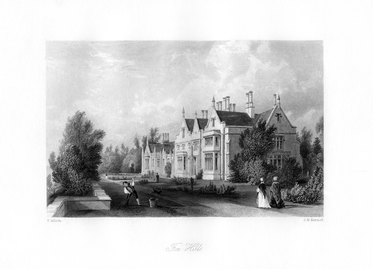 Fox Hills, Surrey, c1840