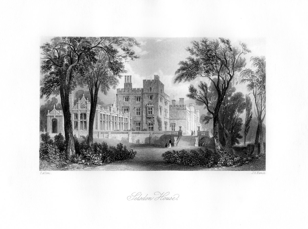 Selsdon House, 1800-tallet. af J. H. Kernot