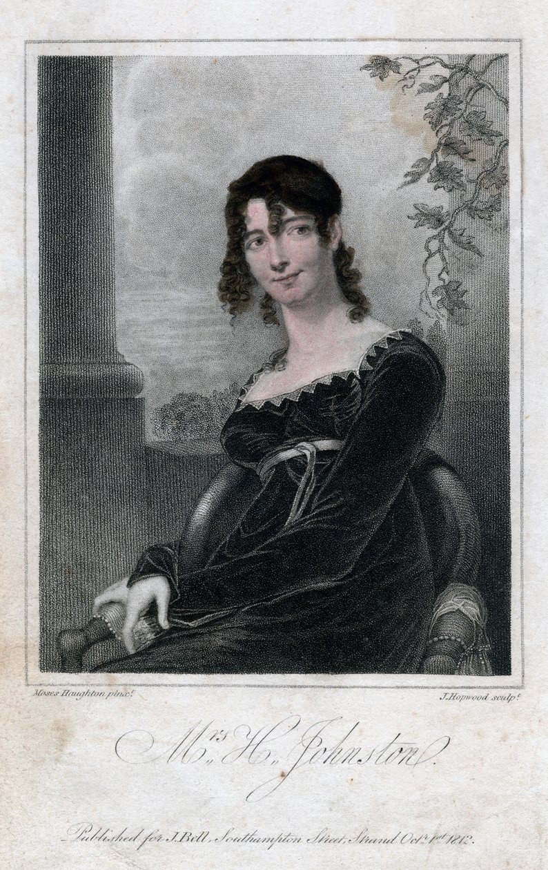Fru H Johnston, 1812. af J. Hopwood