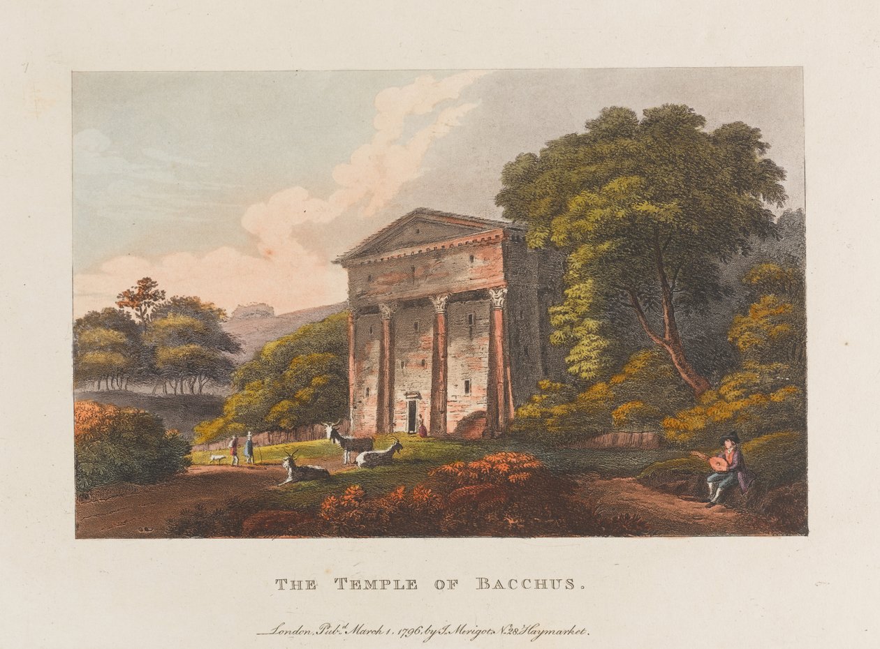 Bacchus tempel af J. Merigot