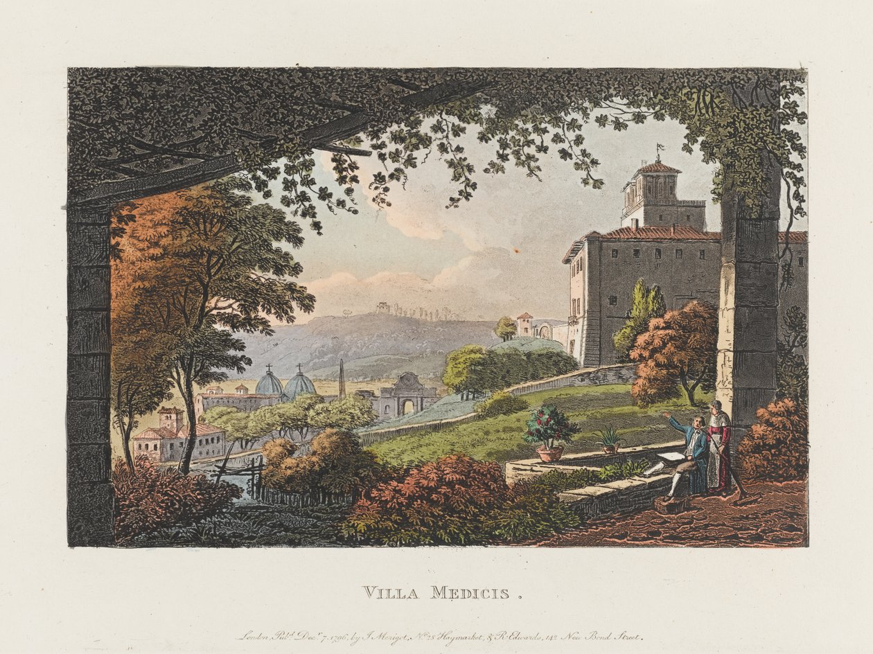 Villa Medici af J. Merigot