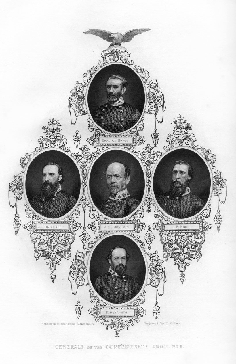 Generaler fra den konfødererede hær, 1862-1867. af J. Rogers