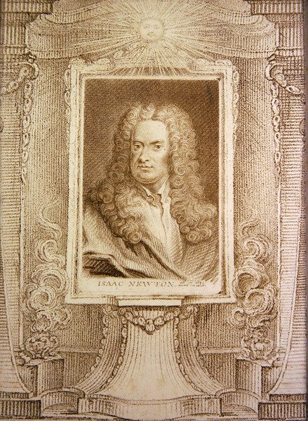 Sir Isaac Newton (gravering) af J. T. Wedgewood