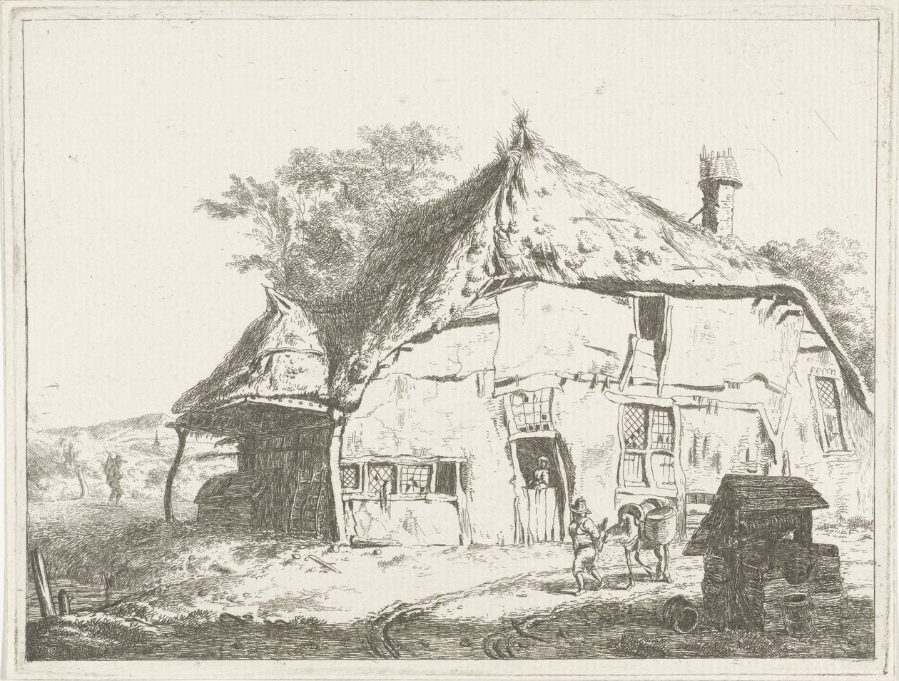 Gård ved en brønd af Jabes Heenck