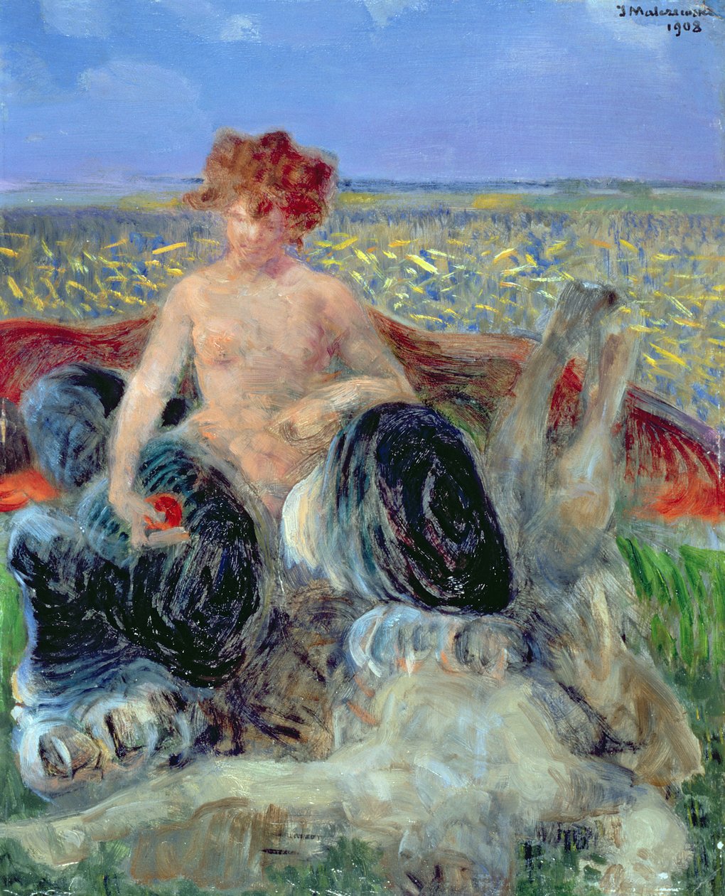 Chimaera, 1908 af Jacek Malczewski