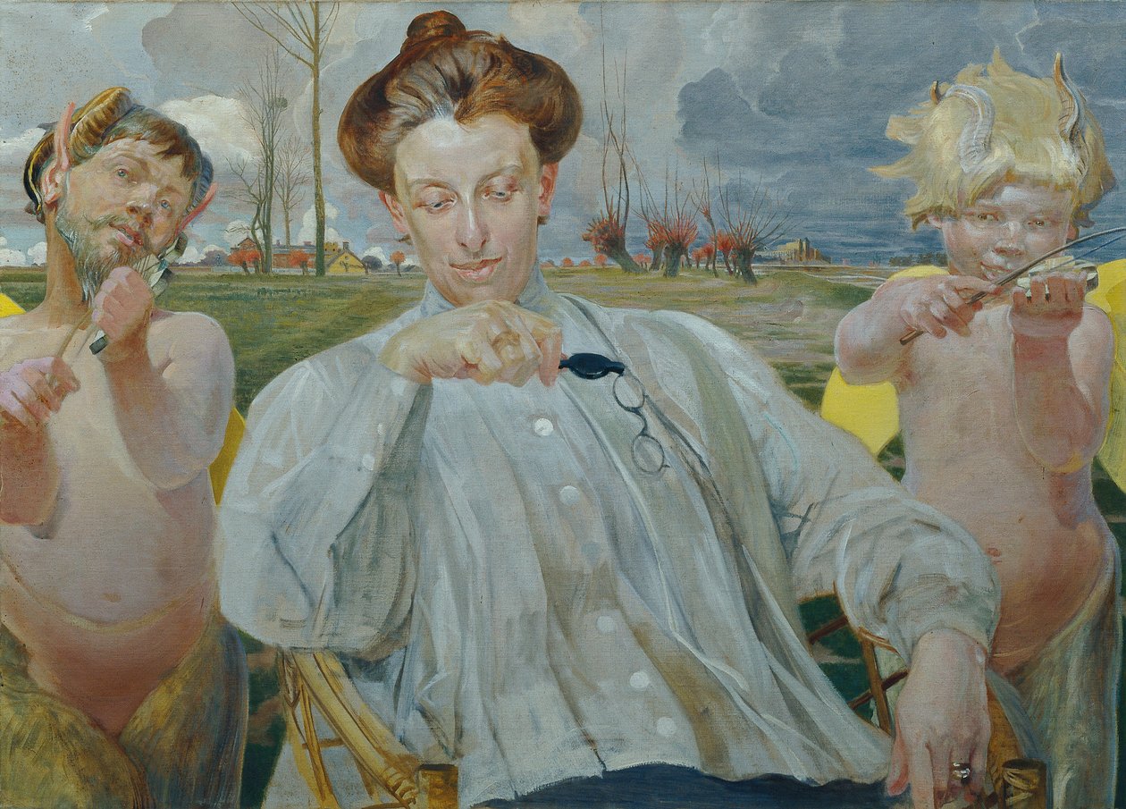 Kunstnerens kone af Jacek Hyacinth Malczewski