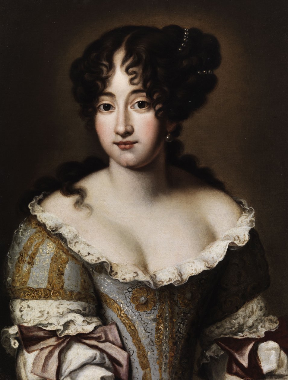 Portræt af en ung adelig dame af Jacob Ferdinand Voet