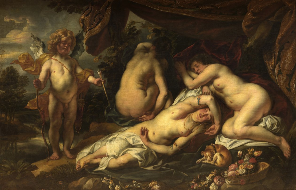 Amor og psyke af Jacob Jordaens