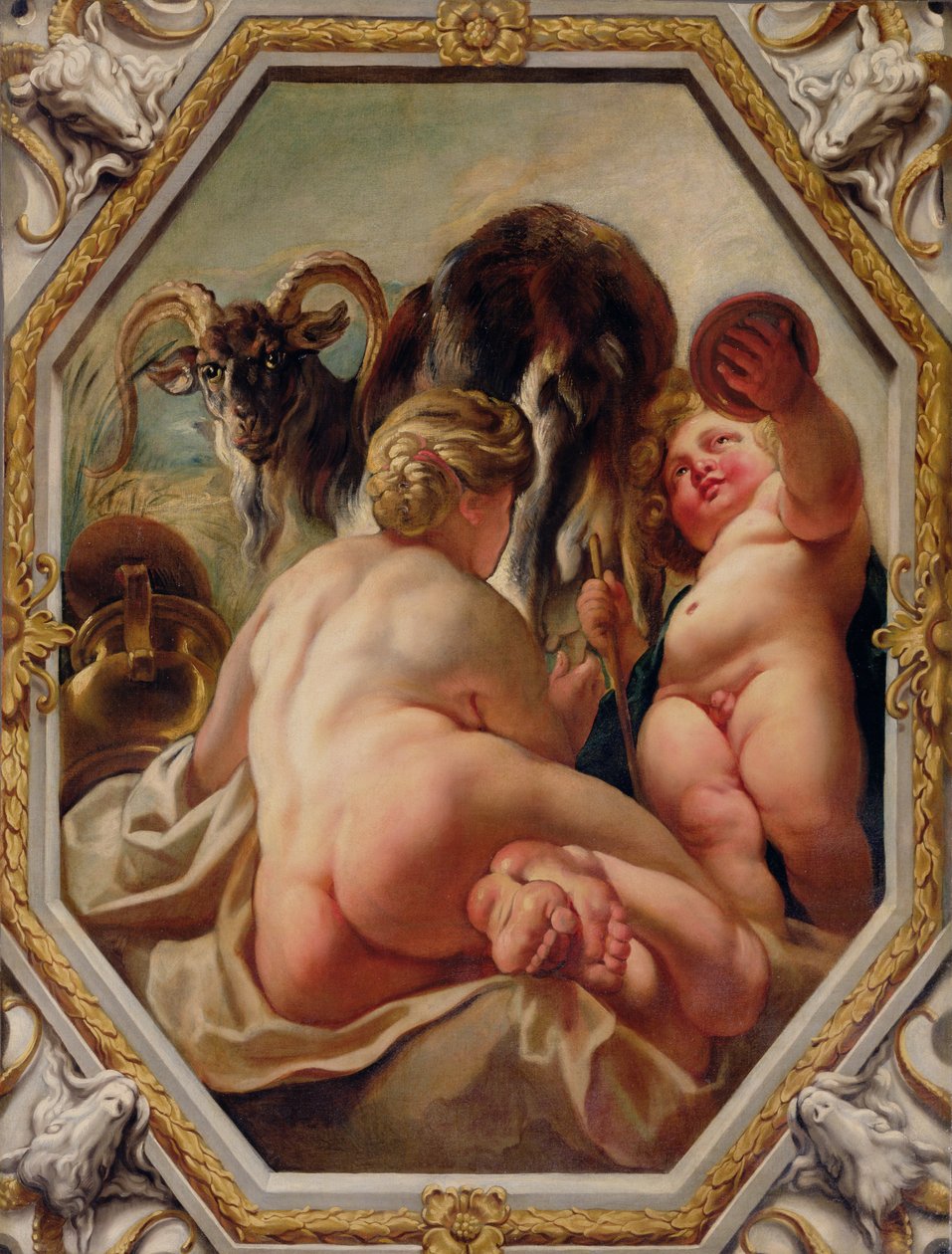 Stenbukken, fra stjernetegnene (se også 196700 til 196711) af Jacob Jordaens