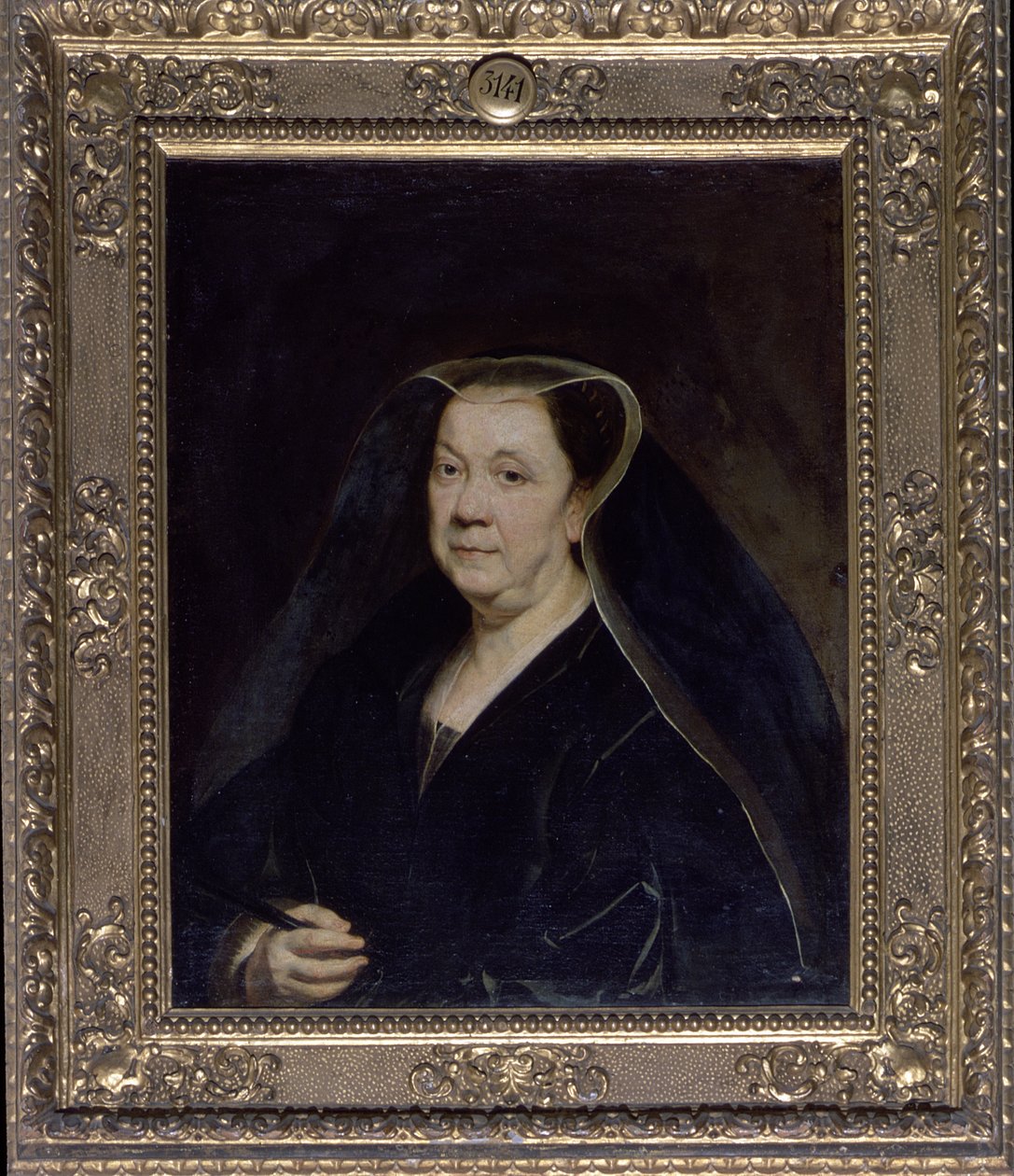 Portræt af en dame, ca. 1660 af Jacob Jordaens