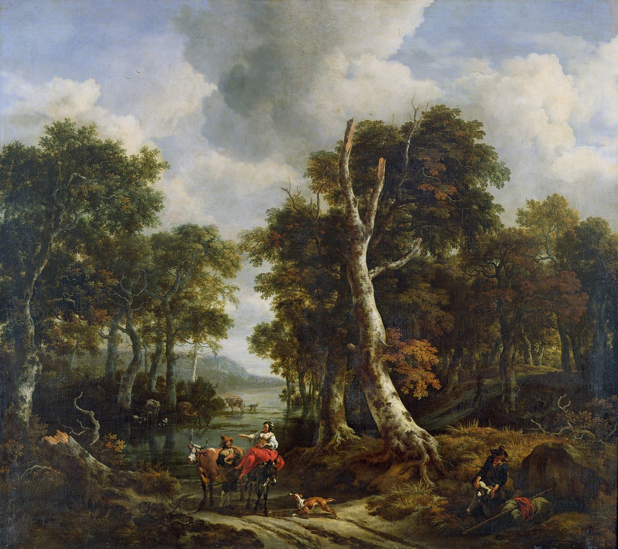 Skoven, c.1660 af Jacob van Ruisdael
