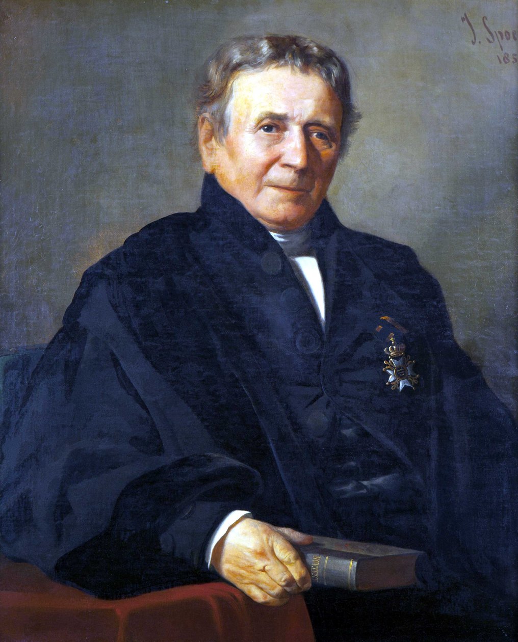 Wessel Albertus van Hengel (1779-1871), professor i teologi ved Leiden University af Jacob Spoel