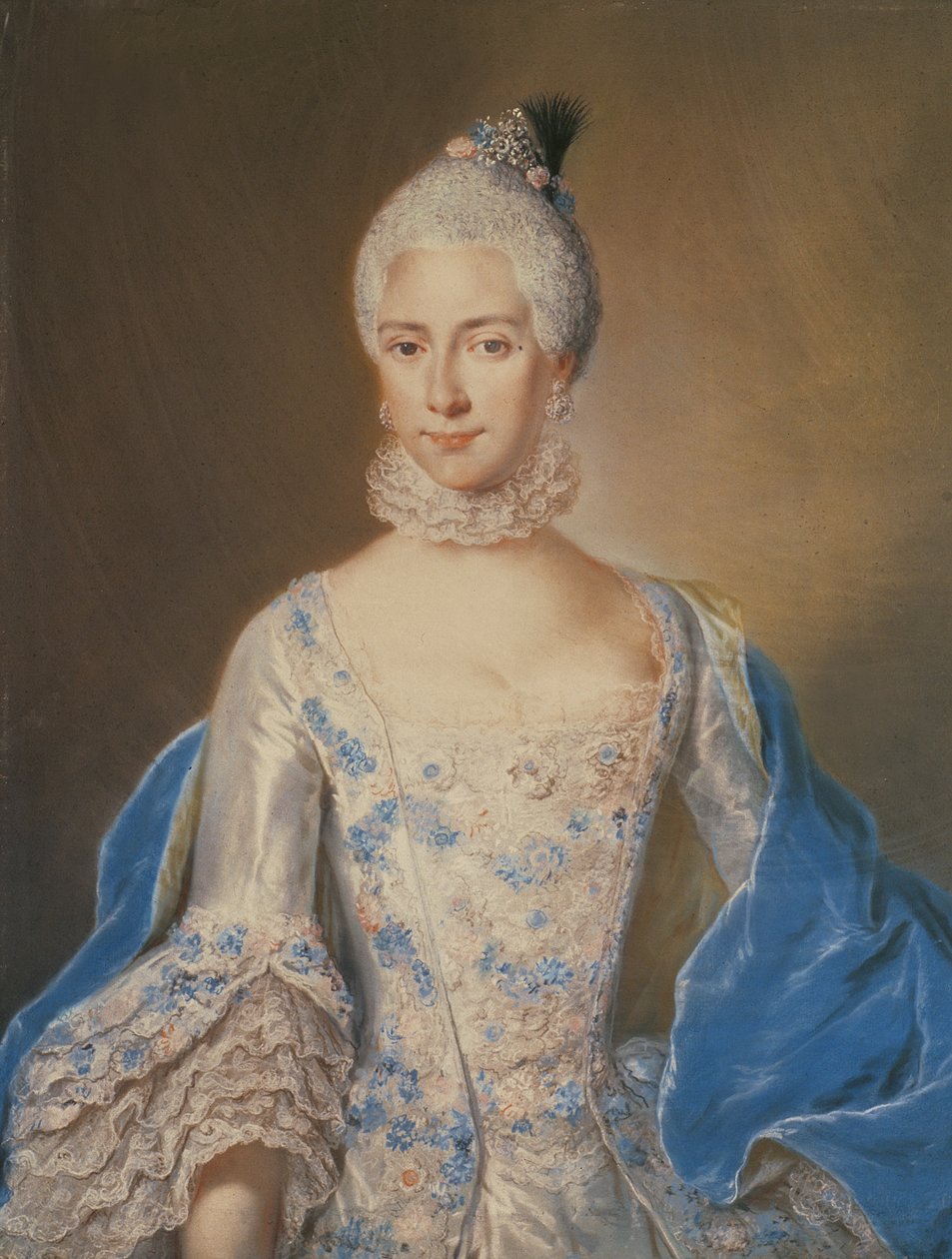 Portræt af Joanna Florentine Muhl, 1766 af Jacob Wessel