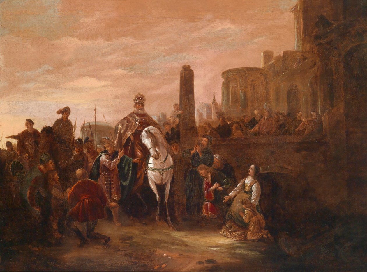 Triumph des Mordechai af Jacob Willemsz de Wet or Wett
