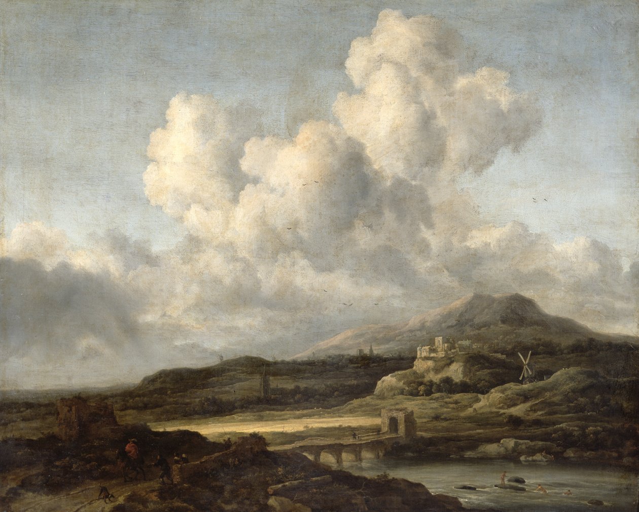 Solrigt Landskab af Jacob van Ruisdael