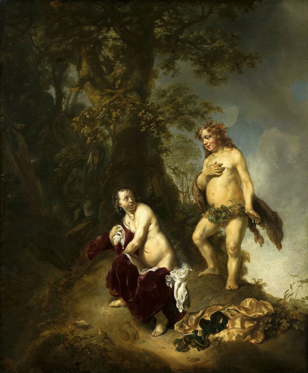 Bacchus og Ariadne af Jacob Adriaensz Backer