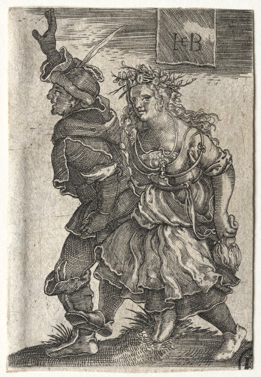 Et dansende par bønder af Jacob Binck