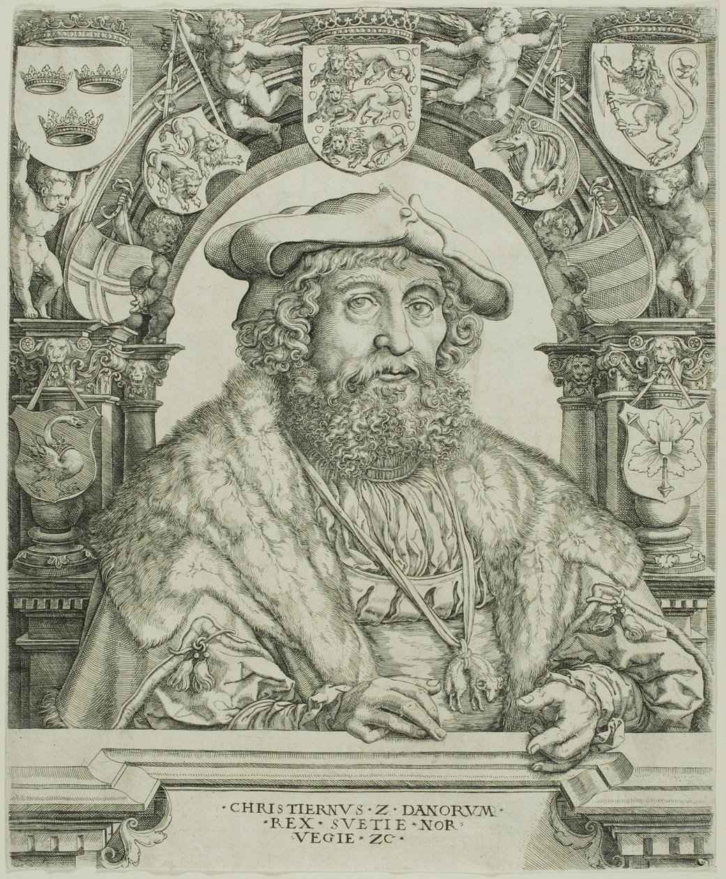 Kong Christian II af Danmark af Jacob Binck