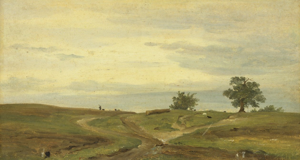 Øvre bayerske Landskab af Jacob C. Eduard Averberg