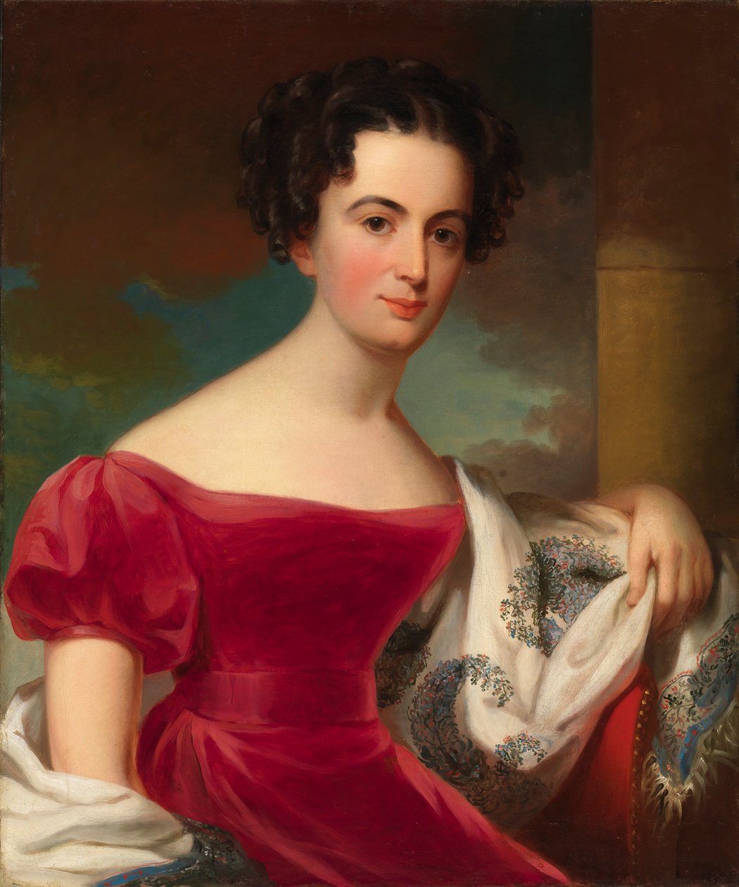 Jane Evans Tevis, 1827. af Jacob Eichholtz