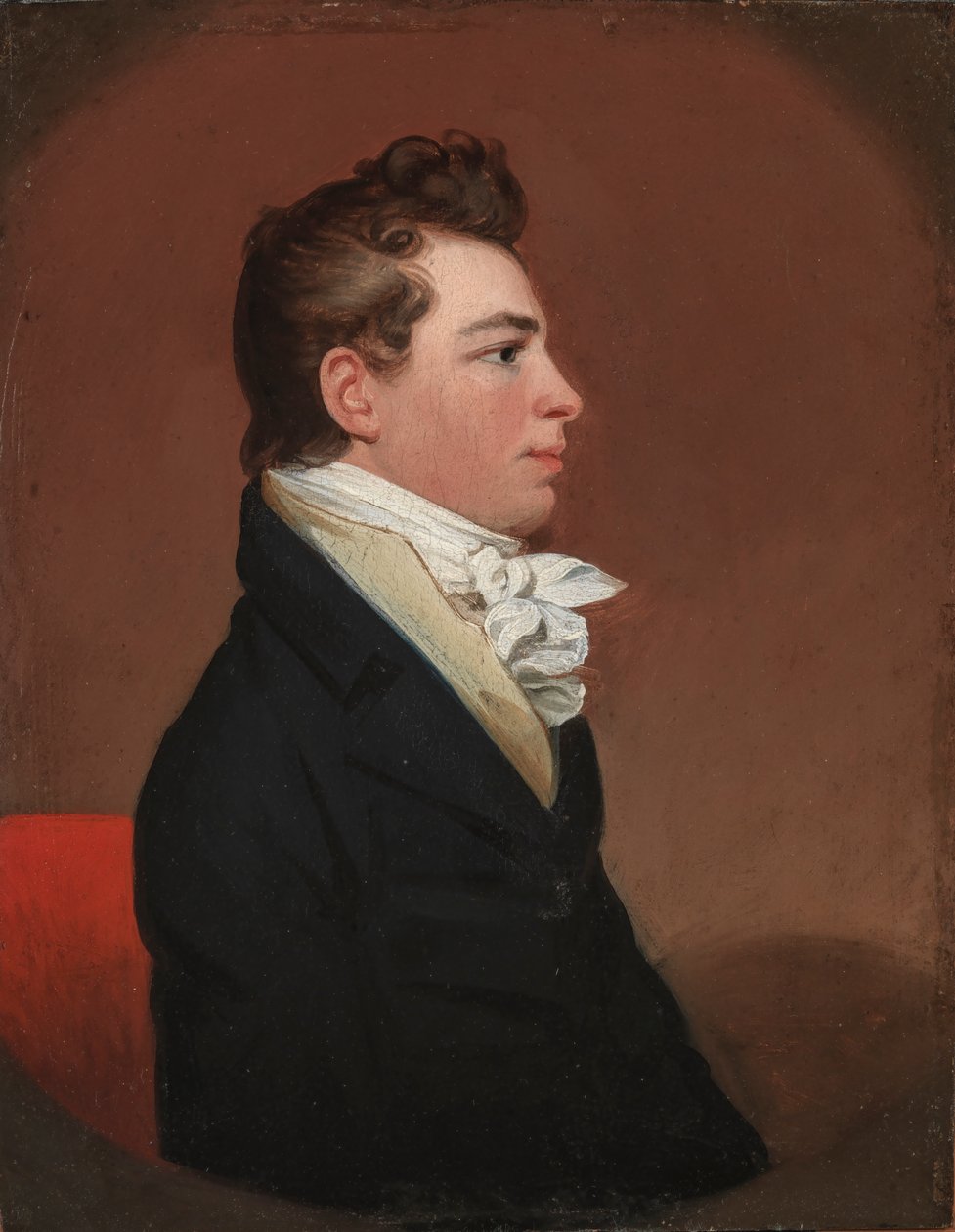 Portræt af en mand, ca. 1809. af Jacob Eichholtz