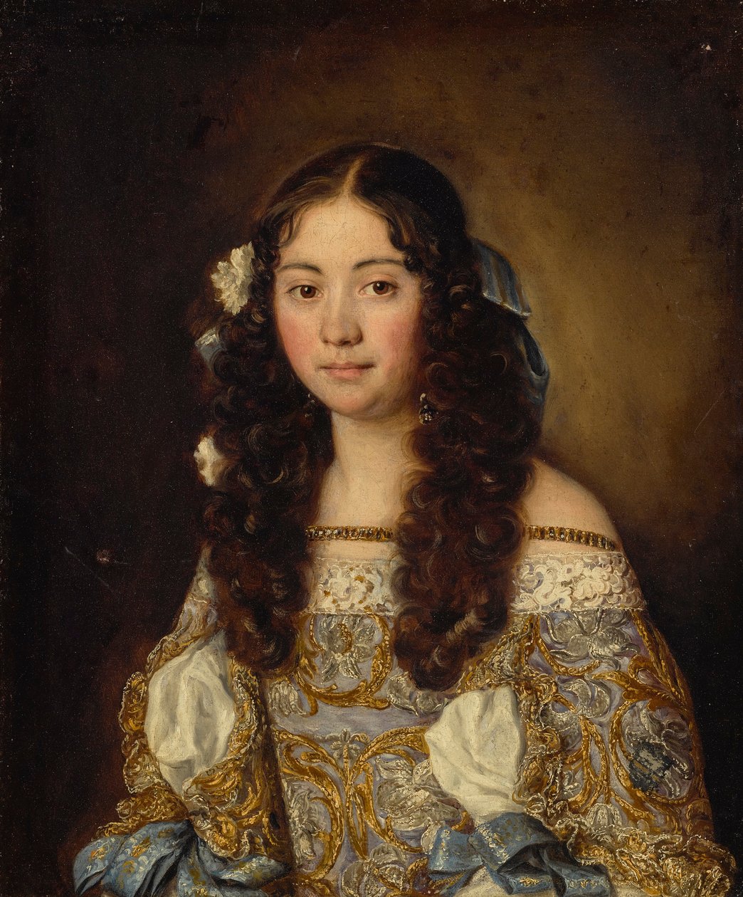 Portræt af Laura Chigi af Jacob Ferdinand Voet