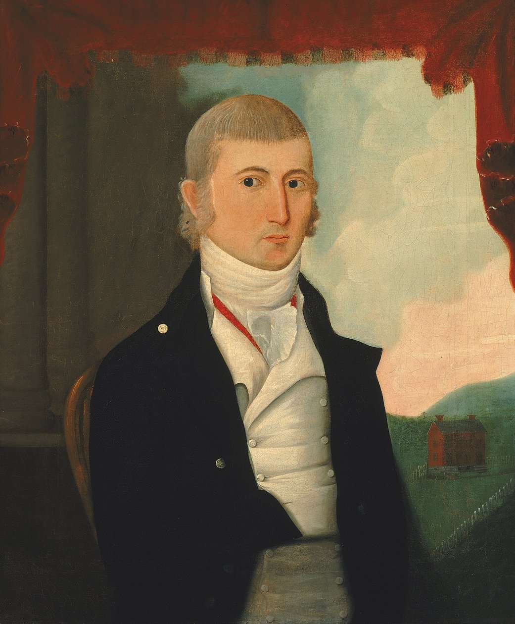 Kaptajn Charles McKnight, 1800. af Jacob Frymire