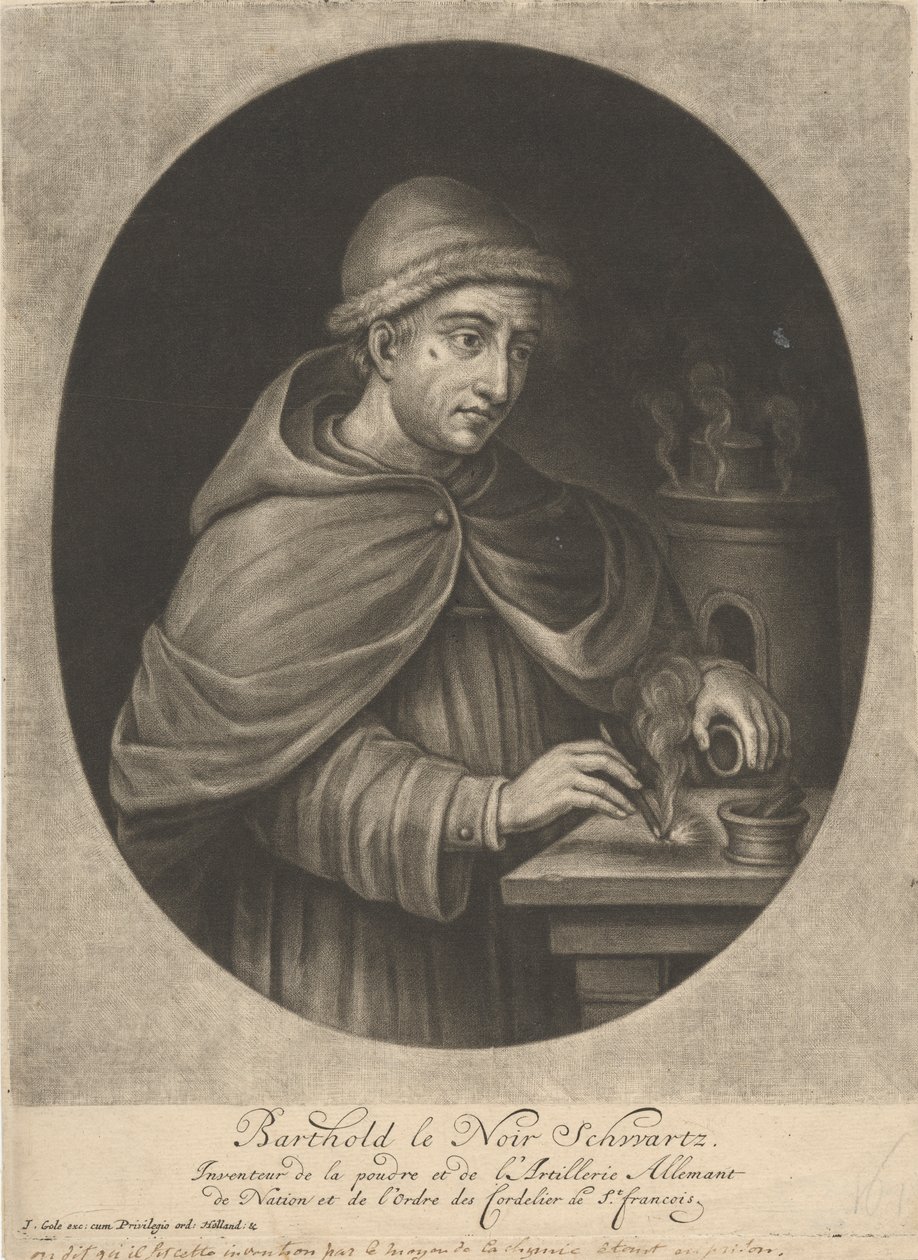 Berthold Schwarz af Jacob Gole