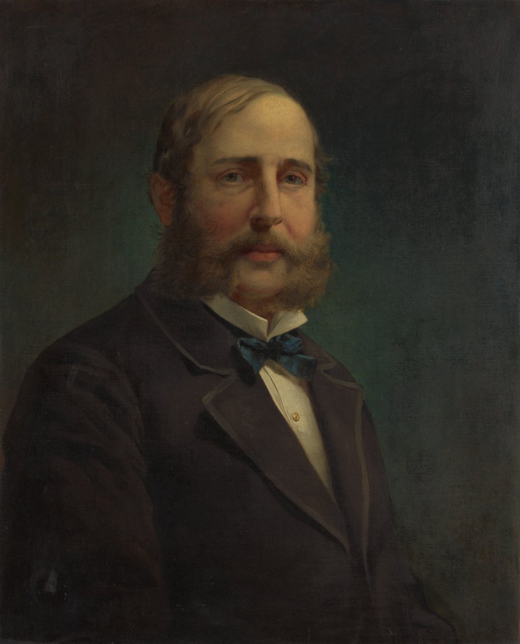 Selvportræt, 1870-80. af Jacob Hart Lazarus
