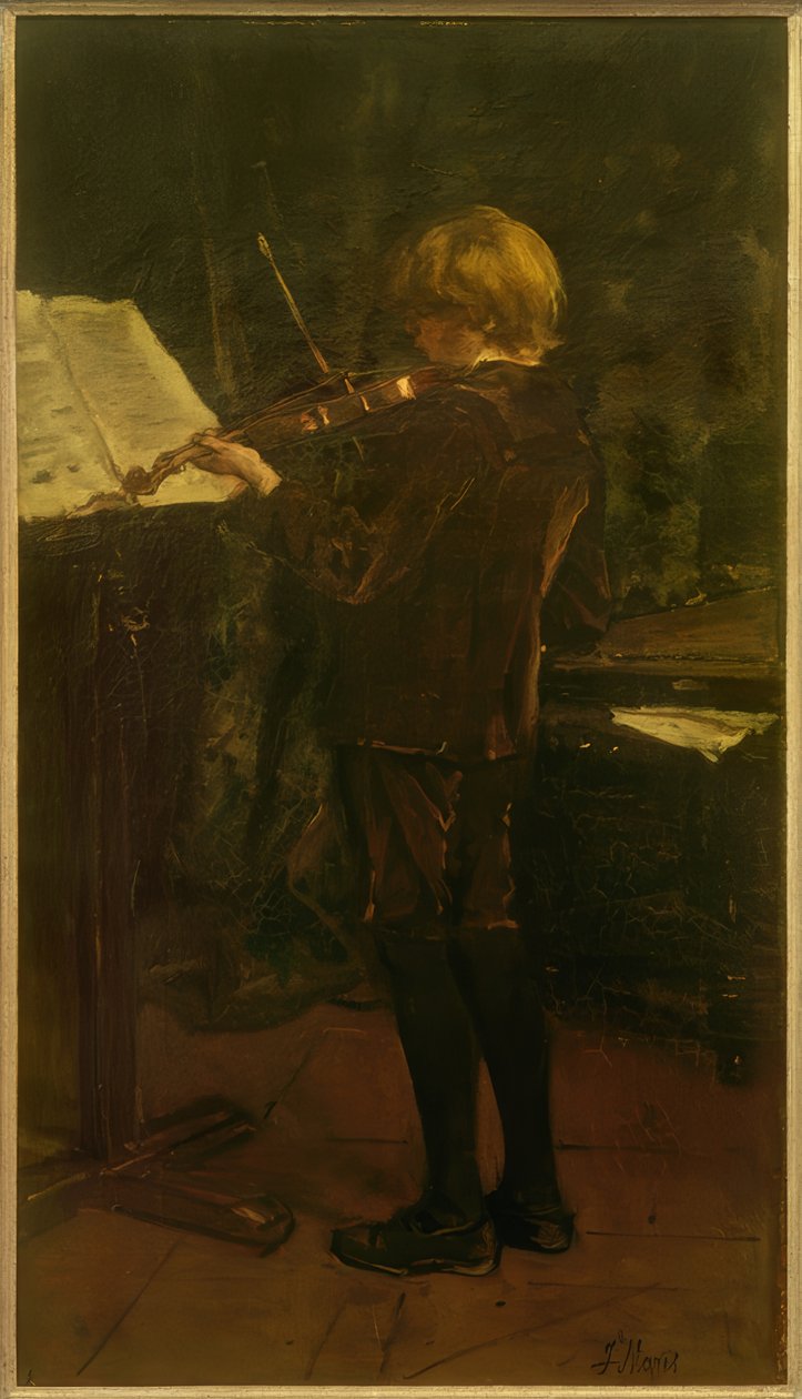 Violinspilleren af Jacob Hendricus Maris