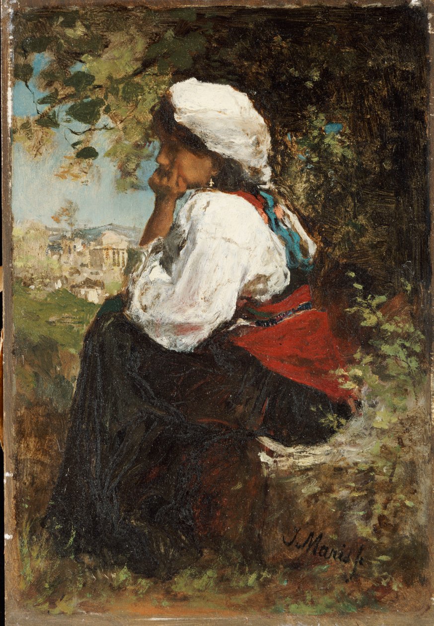 En romersk pige af Jacob Henricus or Hendricus Maris