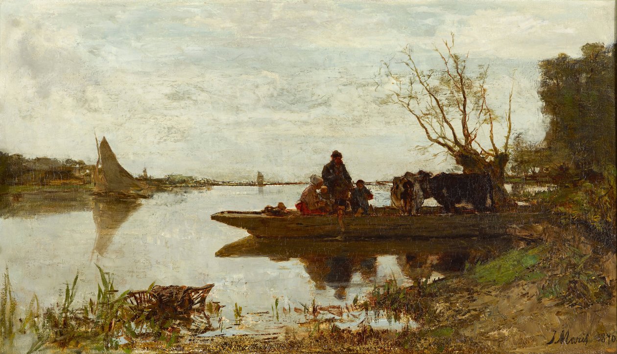 Færge, 1870 af Jacob Henricus or Hendricus Maris