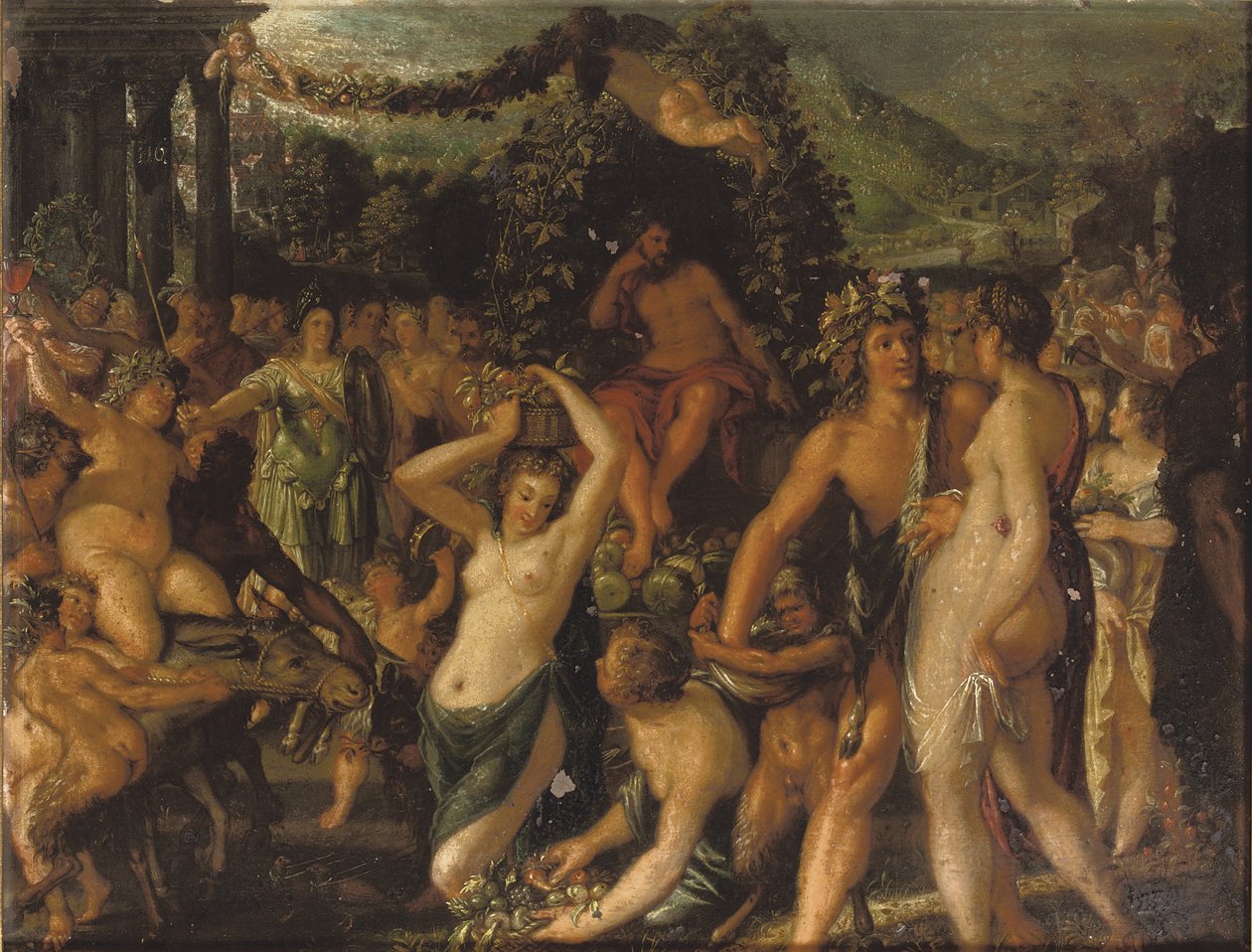 Sine Baccho et Cerere friget Venus af Jacob Hoefnagel
