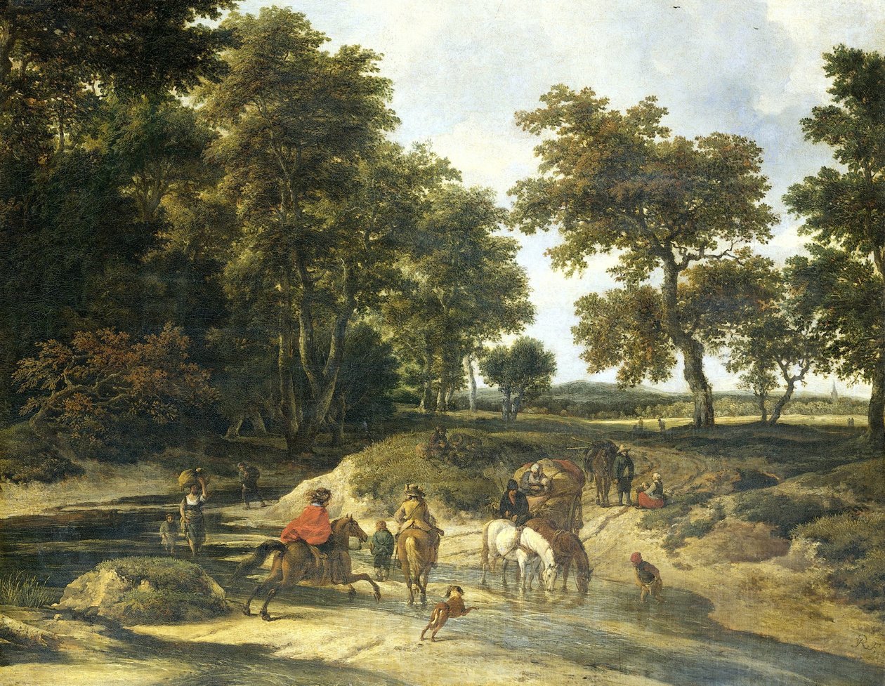vadestedet af Jacob van Ruisdael