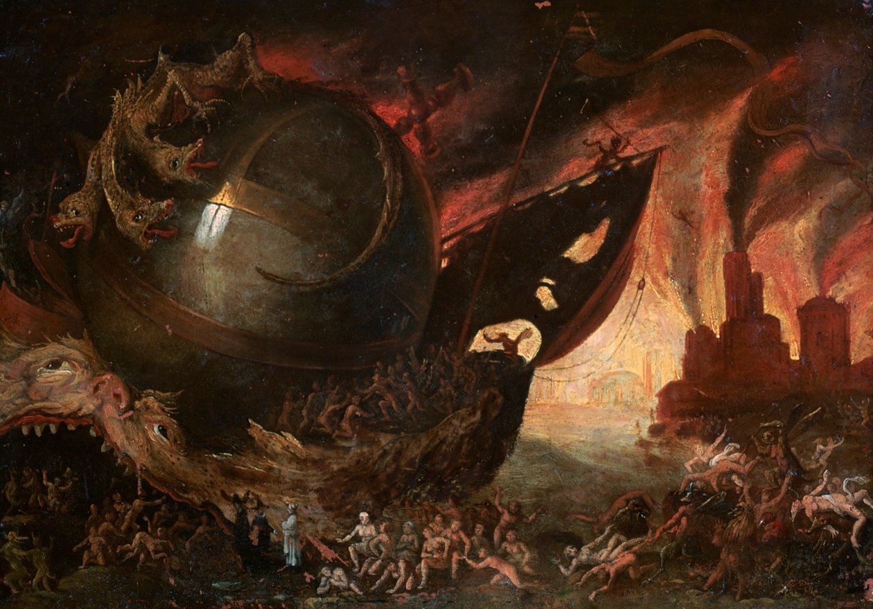 La Traversée du Styx, c1591-1638dani af Jacob Isaacz van Swanenburg