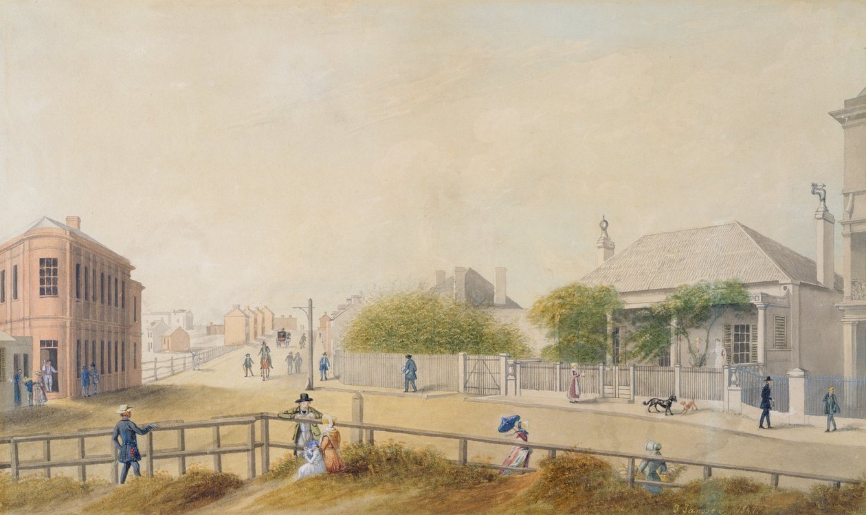 Oxford Street, Sydney, 1847 af Jacob Janssen