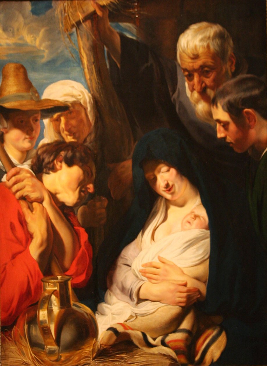 Hyrdernes tilbedelse af Jacob Jordaens