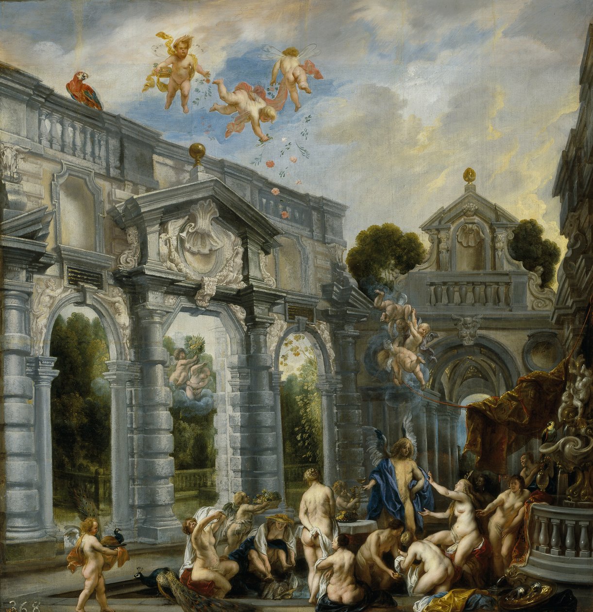 Amor og Psyche af Jacob Jordaens