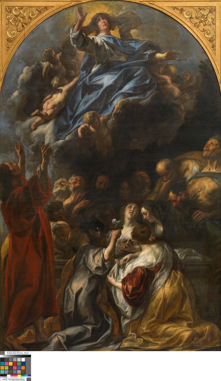 Jomfru Marias himmelfart af Jacob Jordaens