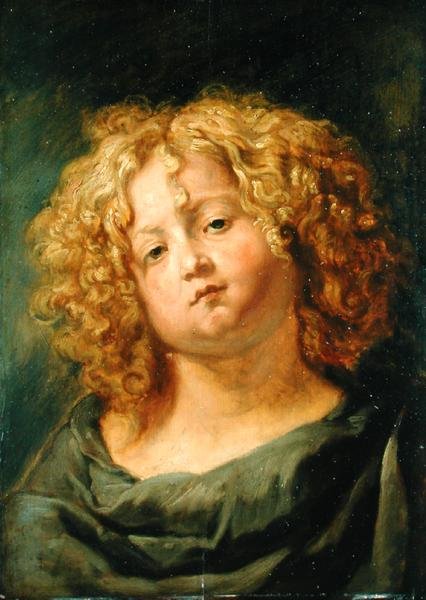 Den krølhårede pige af Jacob Jordaens